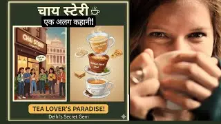दिल्ली का मशहूर Tea Caf&eacute; &ndash; Chai Story ☕ | Connaight Place Delhi