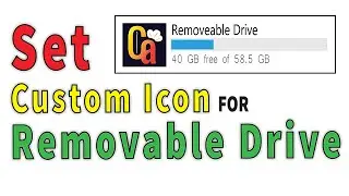 How to set a custom icon for a removable drive - 2021