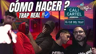 ⚠️ SESION de GRABACION con productores de CALI CARTEL !! | Exclusive VLOG⚠️ TRAP REAL !