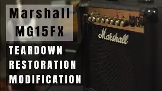 Fix a noisy Marshall MG 15FX - HOW TO clean and restore