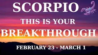 СКОРПИОН ♏ 23 февраля &ndash; 1 марта | Освободитесь от того, что вас сдерживает &mdash; начинается мощный сд...