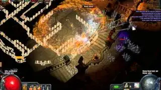 78map(palace) Shury's Ele tornado shot build with voltaxic rift poe/Path of exile