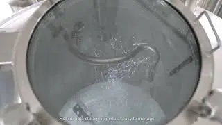 The CIP cleaning for mash tank