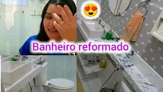 BANHEIRO REFORMADO NOVO 🥰FICOU  LINDO 😍