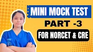 Mini Mock Test for NORCET 2025 | Practice MCQs with Answers & Explanation #norcet 