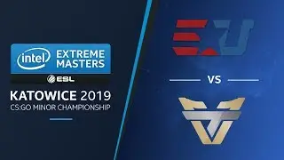 CS:GO - eUnited vs. Team One [Cache] Map 1 - Group B Elimination - IEM Katowice AM Minor 2019