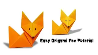 Autumn Thanksgiving craft Easy Origami Fox Tutorial for Kids & Beginners | Fun Paper Animal Craft