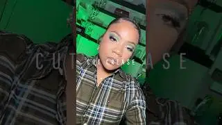 Green & Blue Cut Crease | Step-by-Step 💚💙