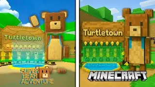 Super Bear Adventure But it is Minecraft 😍💎⛏️