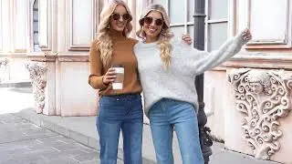 GRAPENT Womens Flare Jeans l How to Style Flare Jeans #flares #jeans #stylingtips #baggyjeans