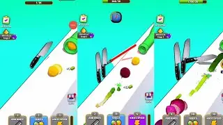 Slice Master : Idle Clicker Stage 1 Gameplay