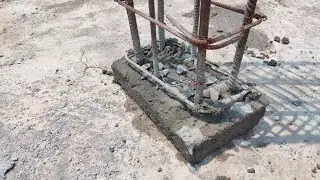 Starter for 1st floor column casting