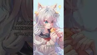 Please check out my vgen! #animestyle #art #speedpaint #commission #かわいい #女の子