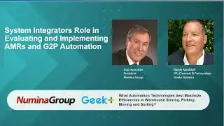 MMH Webinar System Integrators Role In Selecting Robotic G2P and AMR Technology