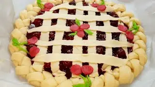 🍒 Vişnəli piroq. Ləzzətli və asan albalı piroqu.