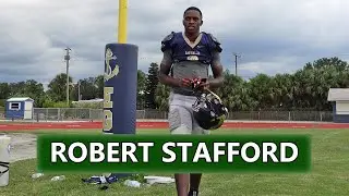 Eau Gallie 2023 CB Robert Stafford Practice 1-on-1s | Miami Commit