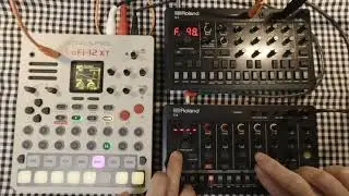 Sonicware Lofi-12 XT & Roland T-8, S-1 (acid techno / synth jam 2025 #2)