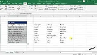 Text to Columns feature in Excel (90 Seconds to Excel)
