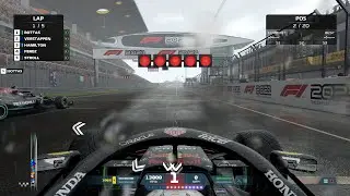 Formula 1 2021 - Chinese Grand Prix (Shanghai Circuit) - WET Weather - FULL Gameplay - PS5