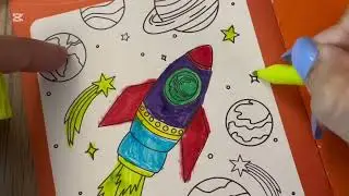🎨 ASMR تلوين هادئ | نقرات وفرشاة مريحة للاسترخاء