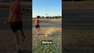 Before / After 45 minute Kicking Lesson with a HS Soccer Player Learning to be a Football Kicker