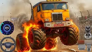 4X4 Monster Truck - Hard Challeng Mode || Gameplay game || #monster