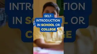 How to introduce yourself in school or college #shorts #LearnEnglishWithMNB