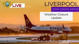 🔴LIVE🔴 Liverpool Airport Weather Closure Chaos Update