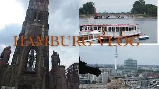 🇩🇪 HAMBURG VLOG &ndash; DAY 1 | Alster Lake, St. Nikolai & St. Peter's Church