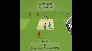After touch but not me.#brianlara # cricket 22#aftertouch#bigant #brianlaracricket 2005