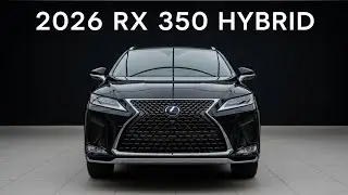Представлен Lexus RX 350 Hybrid 2026 года &ndash; роскошный внедорожник в черно-золотом цвете!