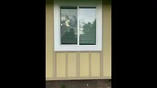 Walk around of the fiber cement siding done