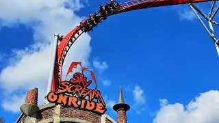 Sky Scream Onride POV - Intense Roller Coaster at Holiday Park!
