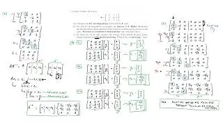 Linear algebra and applications: video 24 Exam January 2025: LU decomposition - QR - Eigenvalues