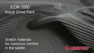 ICON 1000 Royal Drive Pants Fit