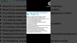 React JS tutorials for freshers
