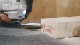 How to cut a notch in a wood stud
