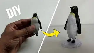 I Sculpted That One Penguin Out Of Clay | Penguin Sculpting 🐧