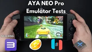AYA NEO Pro emulator tests including RyuJinx, Citra, Dolphin & Xenia. PS2, Xbox & PS3 emulation