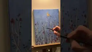 Watch me paint | oil on canvas | Purple Pixel Studio