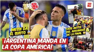 ARGENTINA GAN&Oacute; LA COPA AM&Eacute;RICA 1-0 COLOMBIA. Messi y Di Maria lloran. Lautaro el h&eacute;roe | Exclusivos