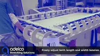 Adelco Stretching solutions for textile screen printing.