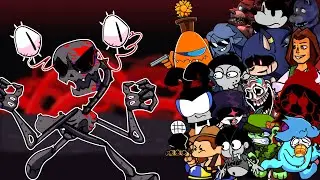 FNF Final Round (VS Fall Guys) - But ALL the Characters Sing Together 🎤 Ultimate Knockout(HALLOWEEN)