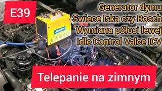 MOJA WALKA E39: Telepanie na zimnym, świece, DISA, nastawnik Vanos, generator dymu, wymiana p&oacute;łosi