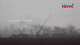 Smoke Fumes Out Of A Military Installation Near The Airport In Eastern Ukraine