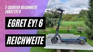 🛴 Egret Ey! 6 🏆 Reichweitentest (48V; 15,3AH; 450W)