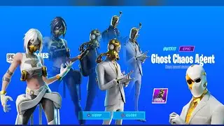 *New* Ghost Chaos Agent, Hush, And Wildcard Pack! | Fortnite Battle Royale