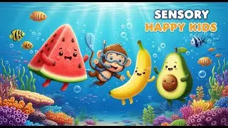&ldquo;Colorful Sensory Beach Play &ndash; Happy Sensory Kids 🏝️🍉&rdquo;