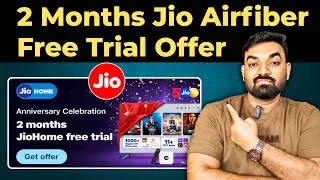 Jio Airfiber Free Trial For 60 Days | Jio Anniversary Celebration Offer #jio #jioairfiber #jio5g 