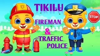 Tikilu as Traffic Police & Fire Man || Solve the Puzzle || Animated Cartoon Video || Tikilu Video